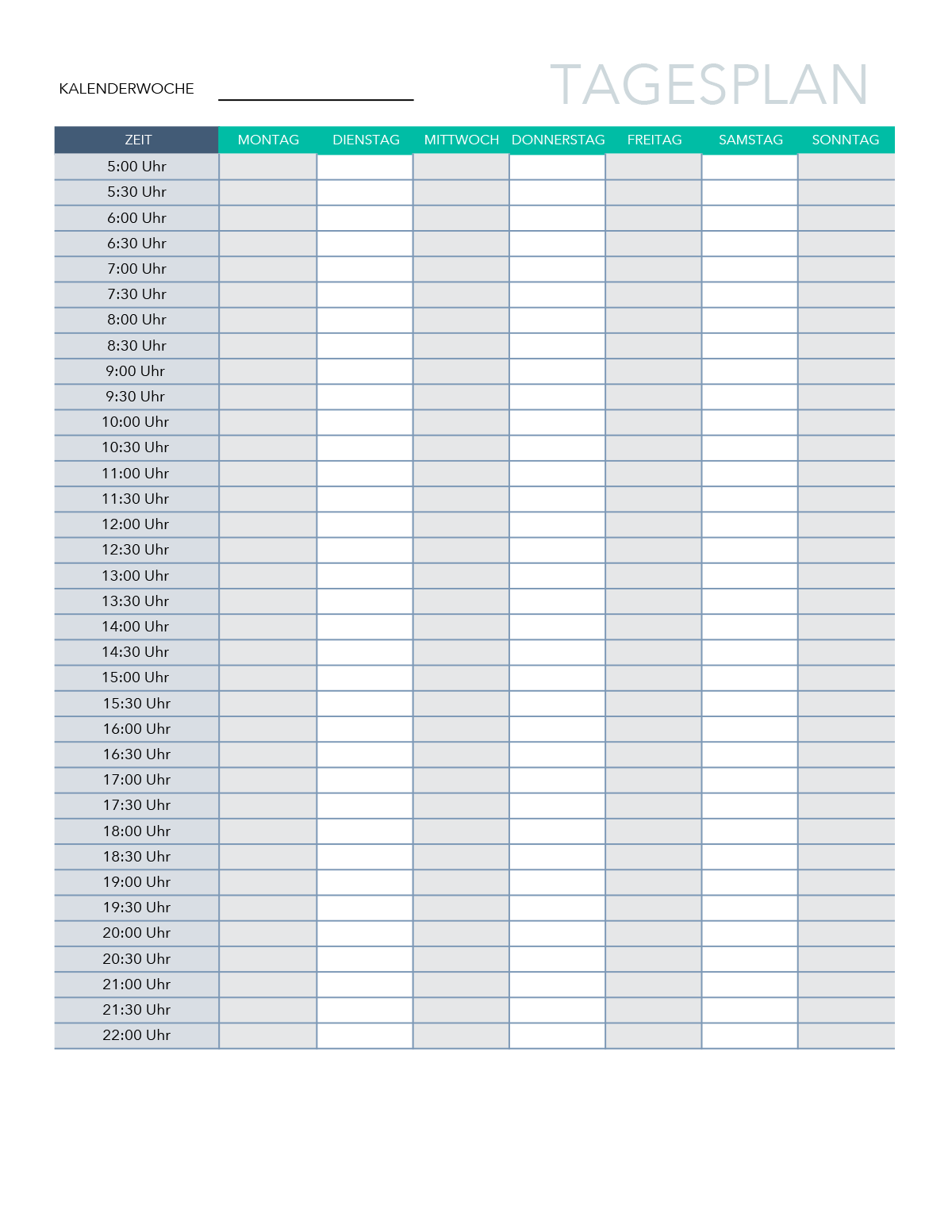 9 Vorlagen & Muster: Tabellen | Excel | HubSpot