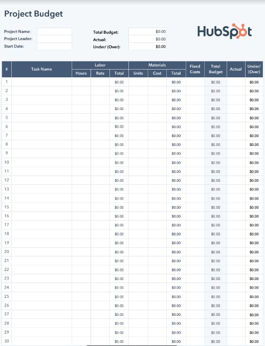 excel templates for directories