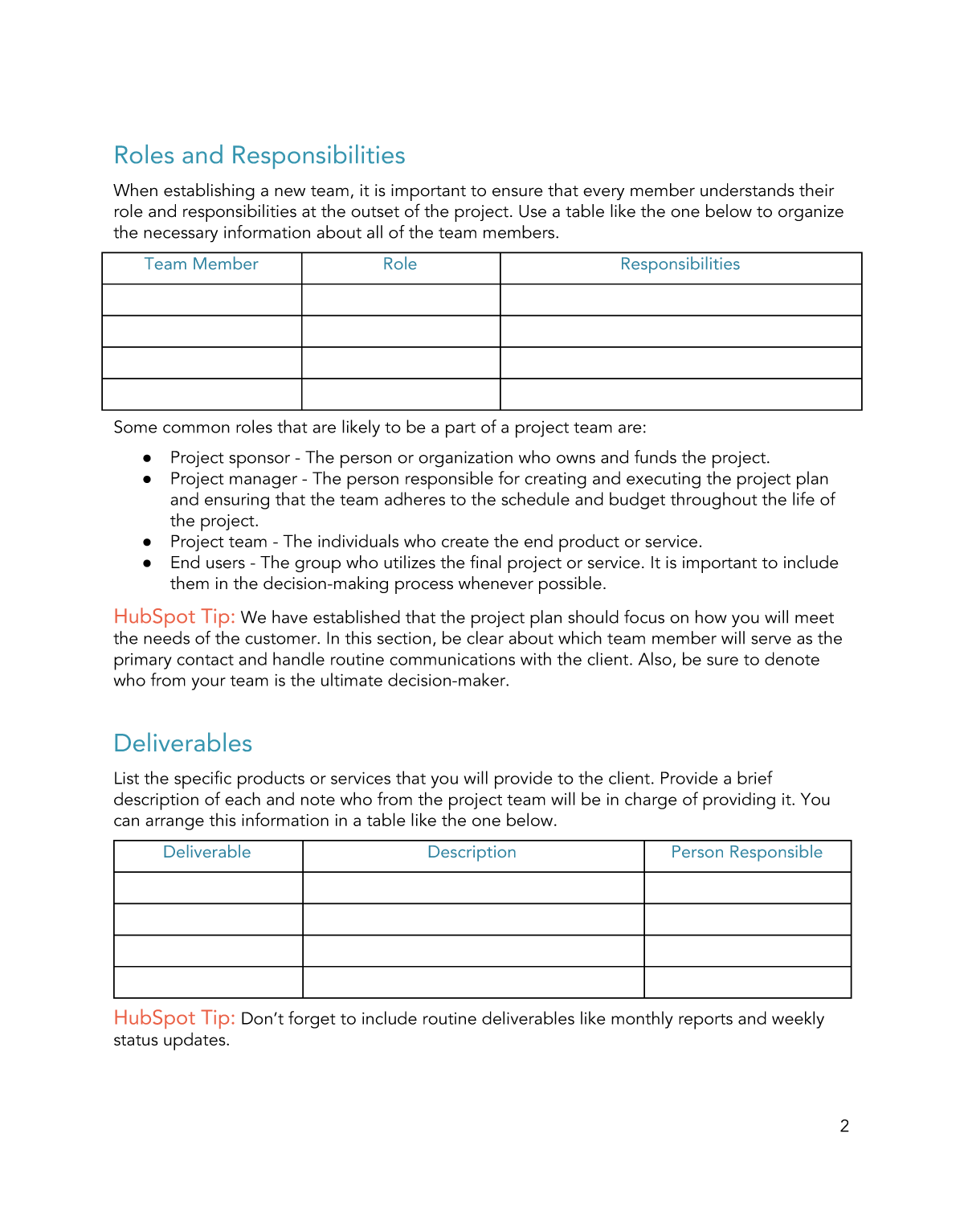 Free Template For Pdf Word Google Docs Hubspot