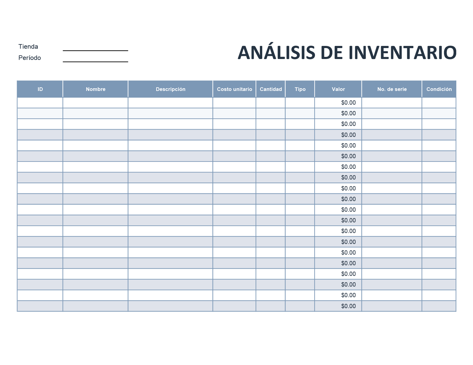 Inventario Plantilla Gratuita En Pdf Excel Google Sheets Hubspot