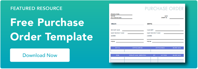 Purchase Order What It Is How To Create One Template