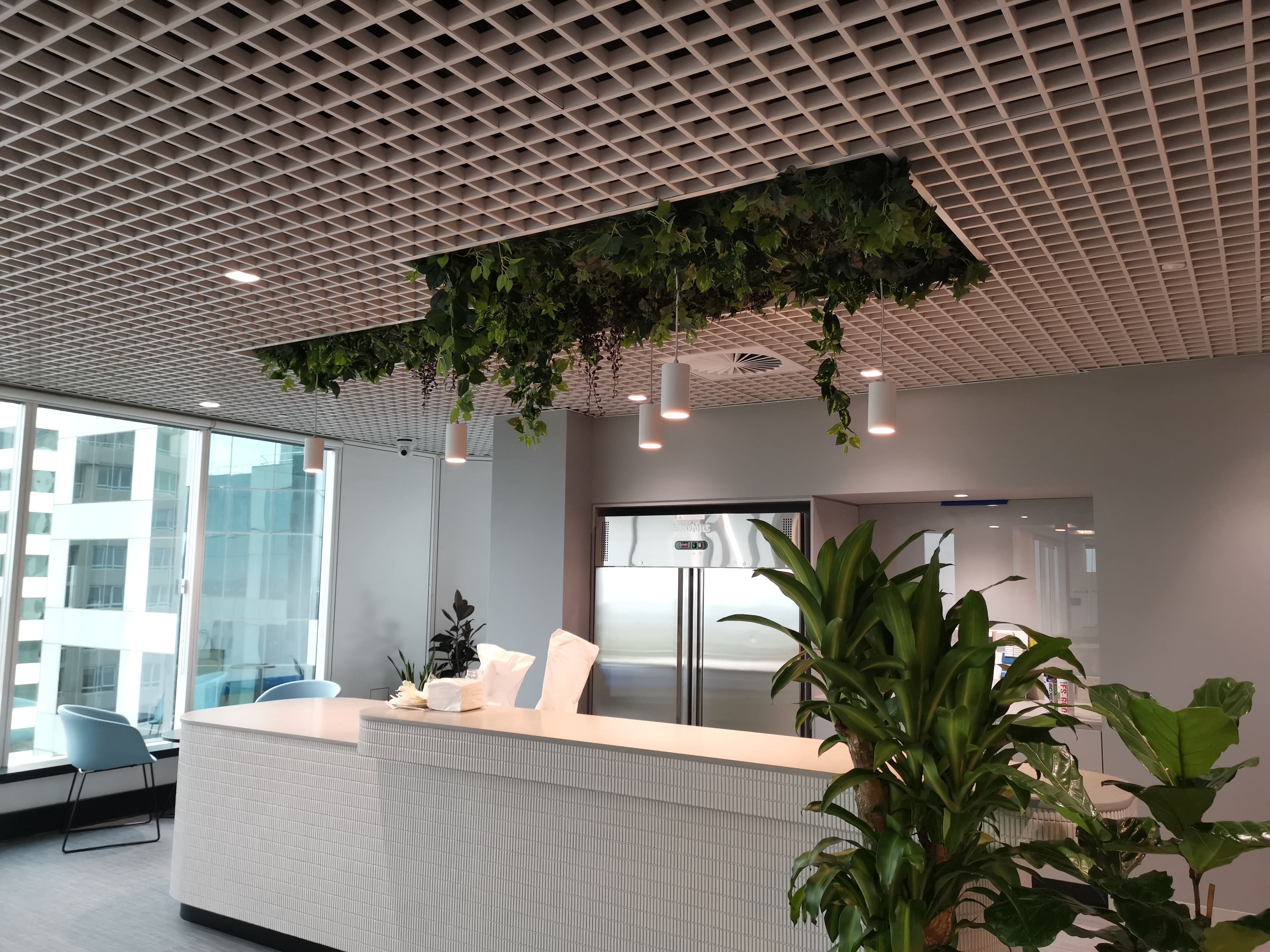greenery installation for Cachet group-min