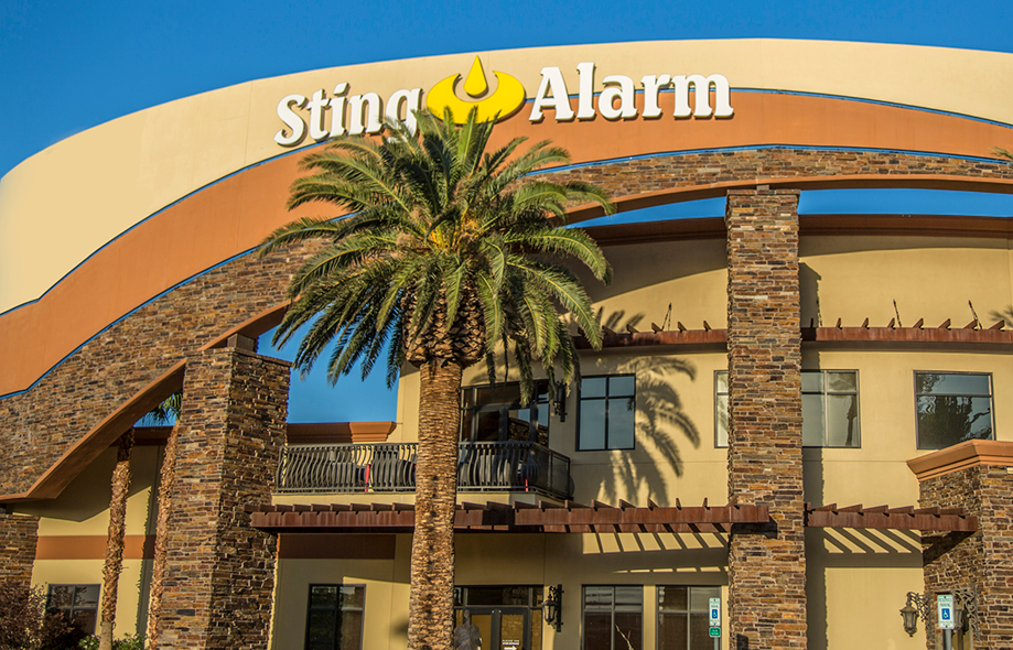 Sting Alarm Office Building FB-Ad
