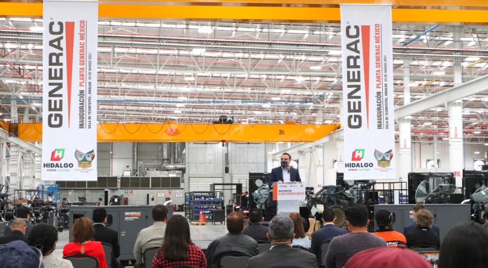 Frontier Generac parque industrial Platah en Hidalgo