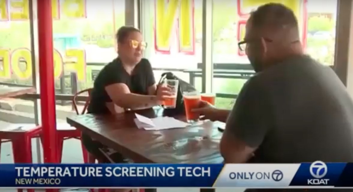 New screening tech for restaurants in New Mexico.