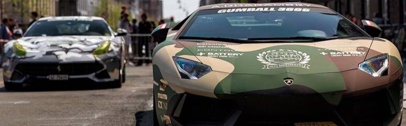 Gumball Rally Premium Car Wrap