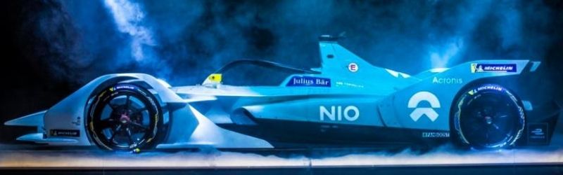 NIO Formula E racing vehicle new delivery