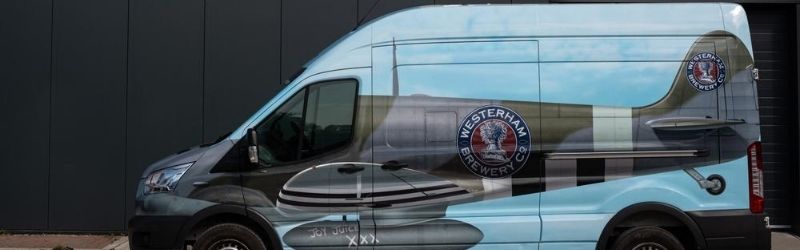 Westerham Brewery WW2 Spitfire van livery
