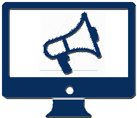 Bannner message BLUE