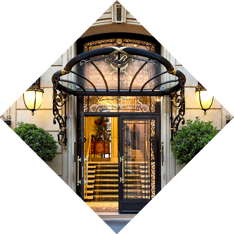 Secteur tertiaire Hellio hôtel San Régis Paris