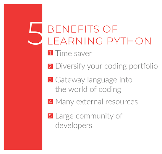 benefits or learning python