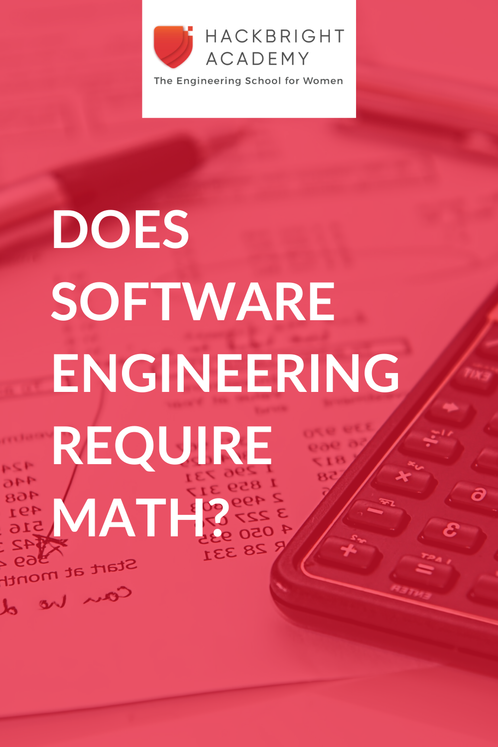 Does software engineering require math?