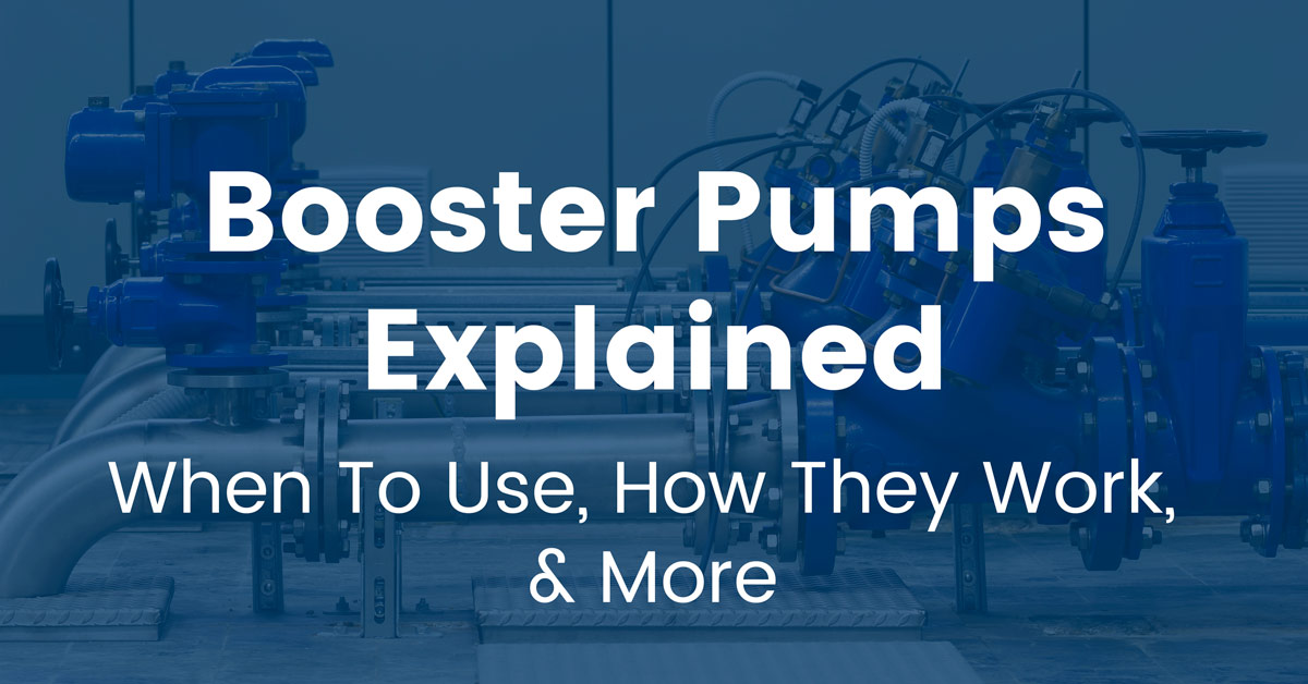 An Introduction to Domestic Water Pressure Booster Pumps