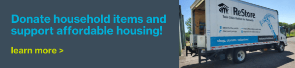 Donate household items and support affordable housing! Learn more